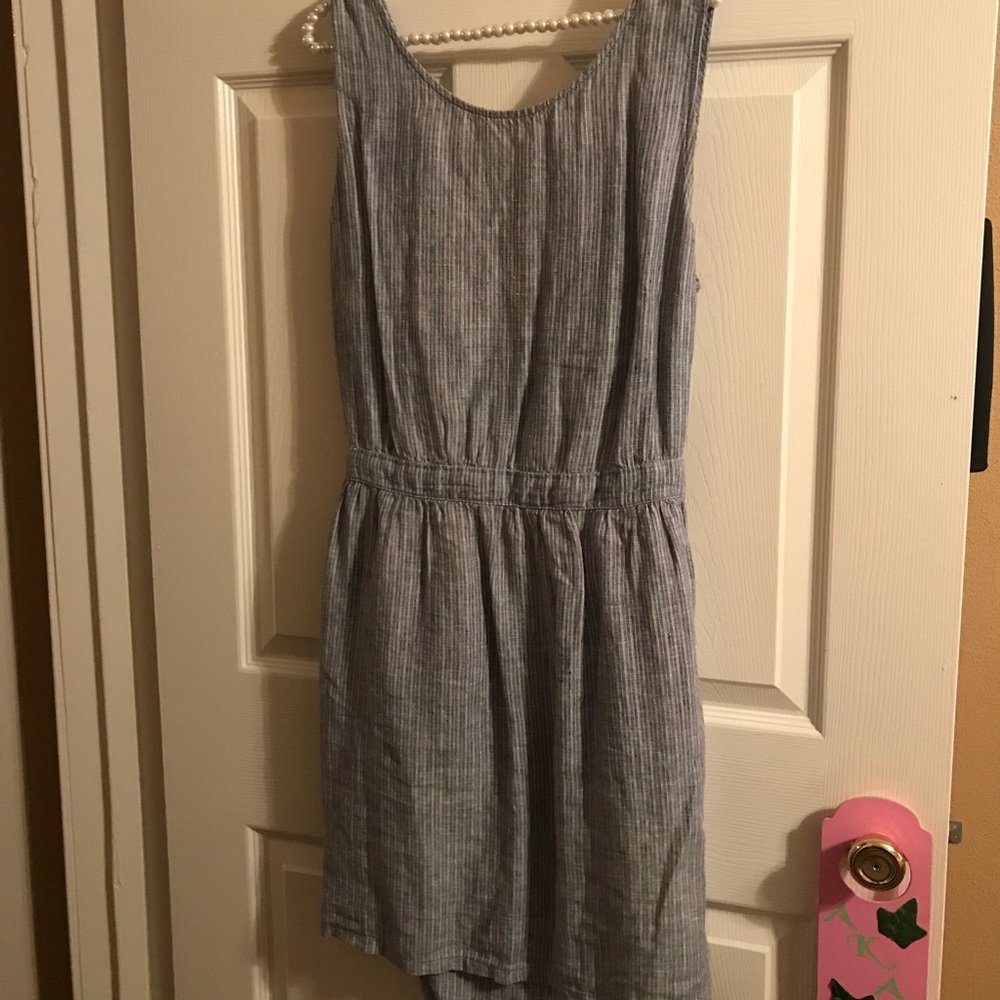 Blue Jean Linen Dress